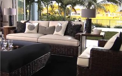 Tommy Bahama Home Ocean Club Quick Ship Cabana Counter Stool